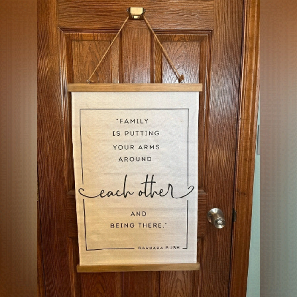 Family wall scroll